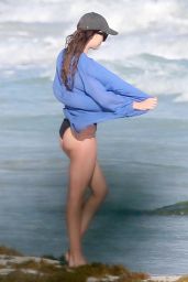 Dakota Johnson at the Beach in Tulum 12/30/2021