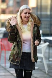 Denise Van Outen at Stephs Packed Lunch in Leeds 01/19/2022