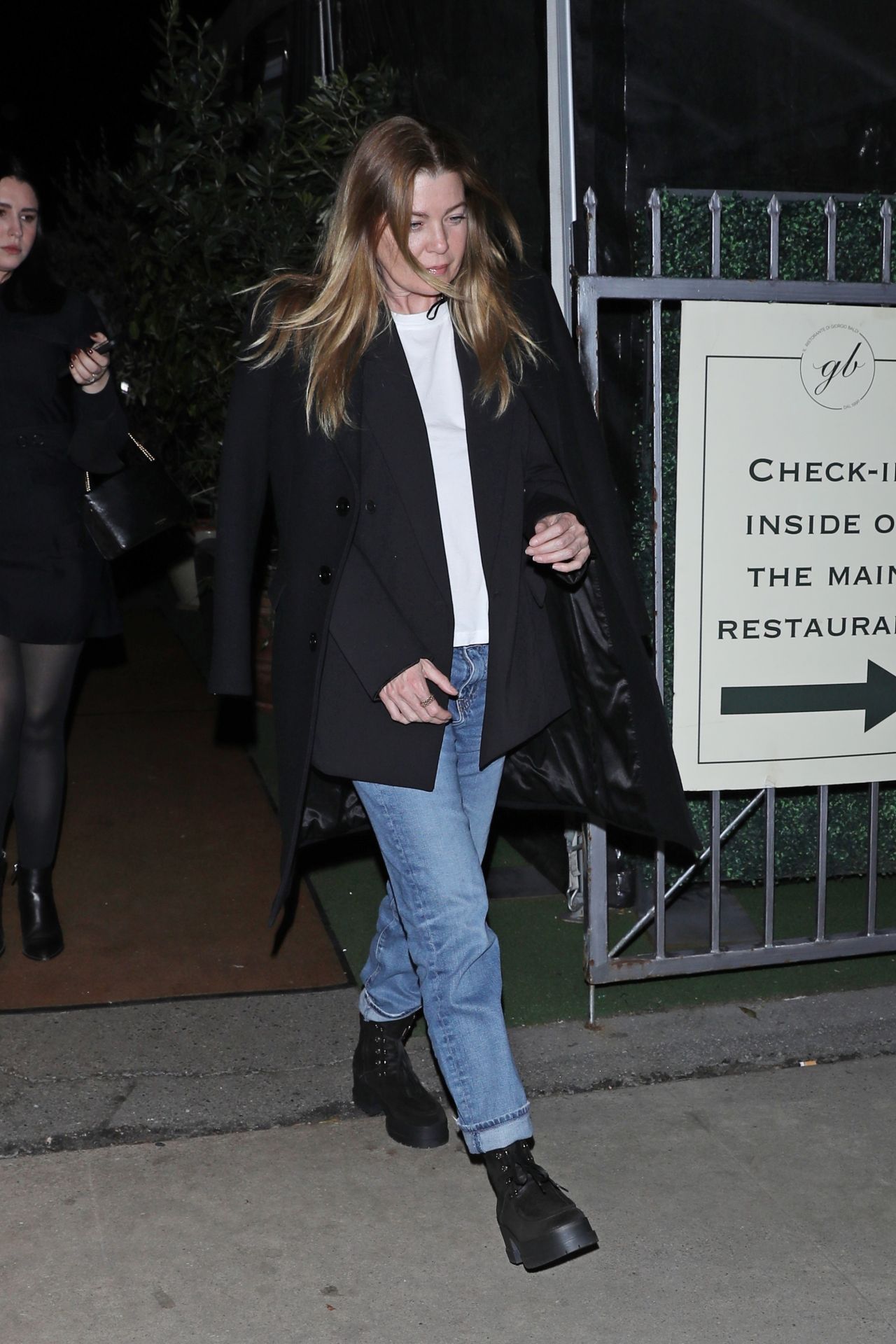 Ellen Pompeo - Leaving Giorgio Baldi Restaurant in Santa Monica 01/21