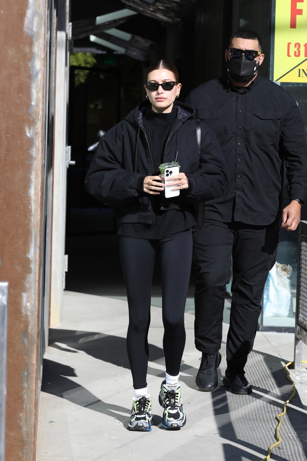 Hailey Rhode Bieber in All-Black - West Hollywood 01/11/2022 • CelebMafia