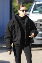 Hailey Rhode Bieber in All-Black - West Hollywood 01/11/2022