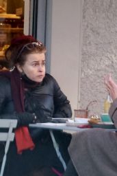 Helena Bonham Carter With Her Boyfriend Rye Dag Holmboe in Primrose Hill 01/05/2022