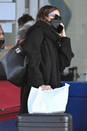 Irina Shayk at JFK Airport in New York 01/19/2022