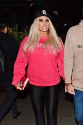 Katie Price at Amazonica in Mayfair 01/17/2022