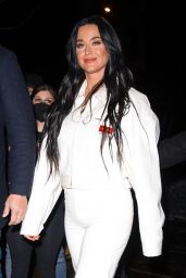 Katy Perry in an All White Alexander Wang Ensemble - New York 01/29/2022