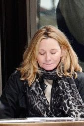 Kim Cattrall With Partner Russell Thomas - London 01/03/2022