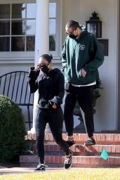 Kim Kardashian and Pete Davidson - Beverly Hills 01/27/2022