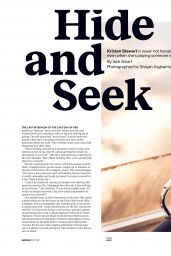 Kristen Stewart - Backstage Magazine 01/27/2022 Issue
