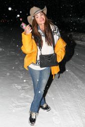Kyle Richards in Western-inspired Outfit - Aspen 12/30/2021