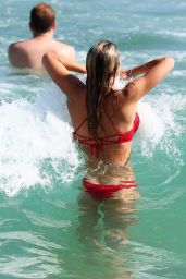 Leila George in a Bikini at Bondi Beach on Australia Day 01/26/2022