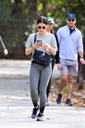 Lucy Hale - Hike in Los Angeles 01/18/2022
