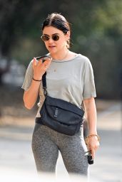 Lucy Hale - Hike in Los Angeles 01/18/2022