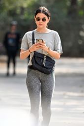 Lucy Hale - Hike in Los Angeles 01/18/2022