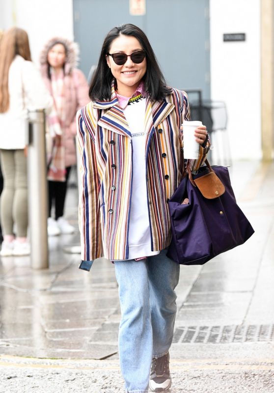 Nancy Xu - Heading to Strictly Come Dancing Rehearsals in Birmingham 01/19/2022