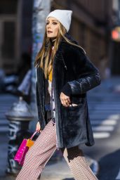 Olivia Palermo Street Style - New York 01/20/2022