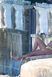 Rhea Durham in a Lime Green Bikini - Bridgetown 01/01/2022