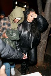 Rihanna and A$AP Rocky - Carbone in New York 01/19/2022