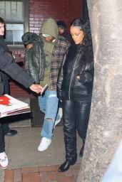 Rihanna and A$AP Rocky - Carbone in New York 01/19/2022