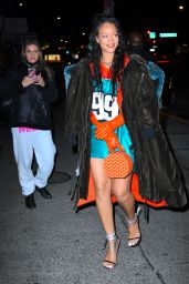 Rihanna - Heads to ASAP Rocky’s Studio in NY 01/24/2022