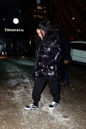 Rihanna - Shops at Tiffany & Co in NYC 01/28/2022