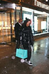 Rihanna - Shops at Tiffany & Co in NYC 01/28/2022