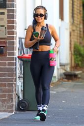 Rita Ora Wears All Black Activewear and Nike Dunks - Sydney 01/27/2022