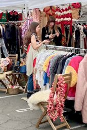 Rumer Willis and Scout Willis at a Local Flea Market in Silver Lake 01/29/2022