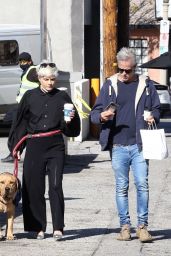Selma Blair and Ron Carlson - Out in Studio City 12/31/2021
