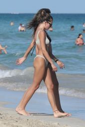 Thylane Blondeau in a Bikini in Miami 12/30/2021