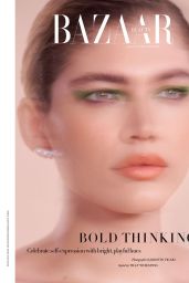 Valentina Sampaio - Harper’s Bazaar UK February 2022 Issue