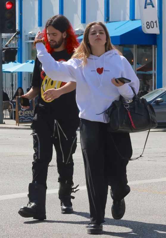 Addison Rae and Omer Fedi - Out in Los Angeles 02/26/2022