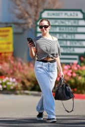Addison Rae in Casual Outfit - West Hollywood 02/18/2022