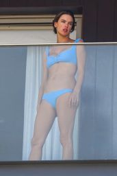 Alessandra Ambrosio in a Baby Blue Bikini in Rio De Janeiro 02/05/2022