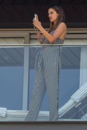 Alessandra Ambrosio on Her Hotel Balcony in Rio de Janeiro 02/09/2022