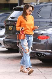 Alessandra Ambrosio - Out in Brentwood 02/20/2022