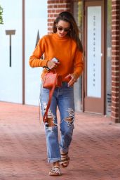 Alessandra Ambrosio - Out in Brentwood 02/20/2022