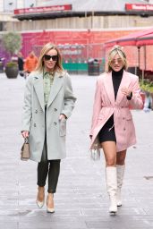 Amanda Holden and Ashley Roberts - Leaving Global Radio in London 02/28/2022