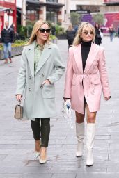 Amanda Holden and Ashley Roberts - Leaving Global Radio in London 02/28/2022