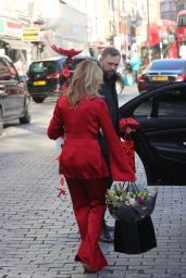 Amanda Holden Celebrating her Birthday and Valentines in London 02/11/2022