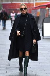 Amanda Holden in a Jumper Dress - London 02/03/2022