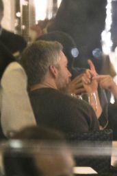 Anne Hathaway and Adam Shulman - Al Pierluigi Restaurant in Rome 02/20/2022
