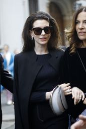 Anne Hathaway - Out in Milan 02/27/2022