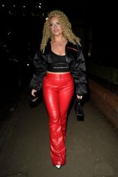 Apollonia Llewellyn Night Out Style - Wings Restaurant in Manchester 02/18/2022