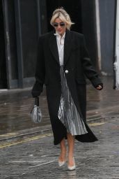 Ashley Roberts in a Metallic Dress - London 02/04/2022