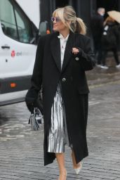 Ashley Roberts in a Metallic Dress - London 02/04/2022