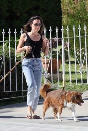 Aubrey Plaza – Walking Her Dogs in Los Feliz 02/13/2022