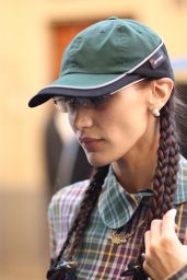 Bella Hadid - Leaving Her Hotel in Milan 02/26/2022