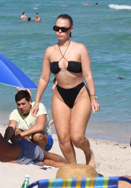 Bianca Elouise in a Bikini in Miami 02/27/2022
