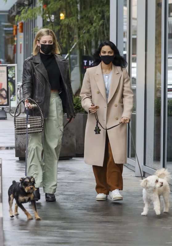 Camila Mendes and Lili Reinhart - Out in Vancouver 01/30/2022