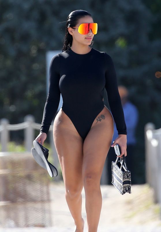Chaney Jones in a Swimsuit in Miami 02/23/2022